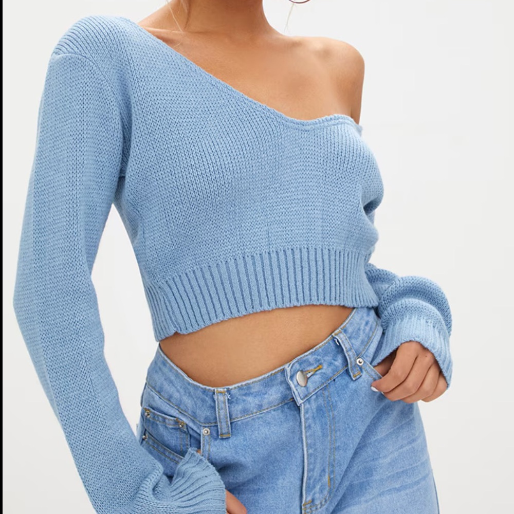 PLT Deep V Sweater